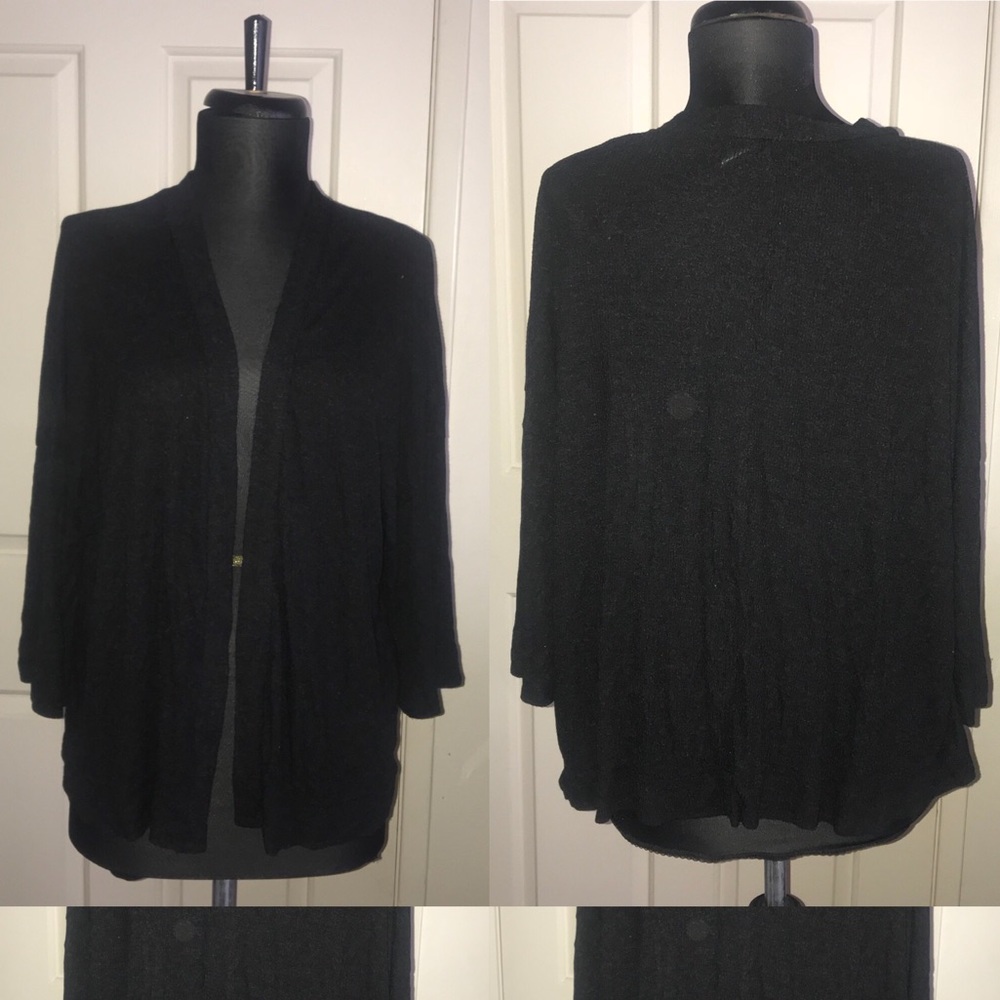 Black cardigan